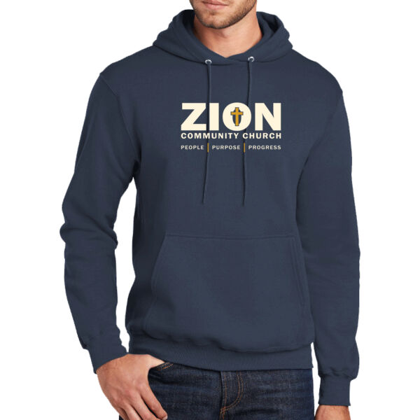Zion Community Church 2026 - Tall Core Fleece Pullover Hooded Sweatshirt - Tall Core Fleece Pullover Hooded Sweatshirt Thumbnail