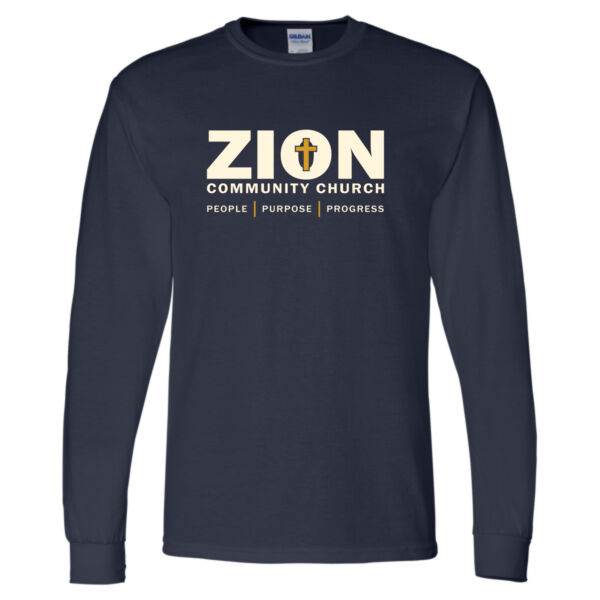 Zion Community Church 2026 - DryBlend® 50/50 Long Sleeve T-Shirt Thumbnail