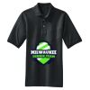 Heavyweight Cotton Pique Polo with Pocket Thumbnail